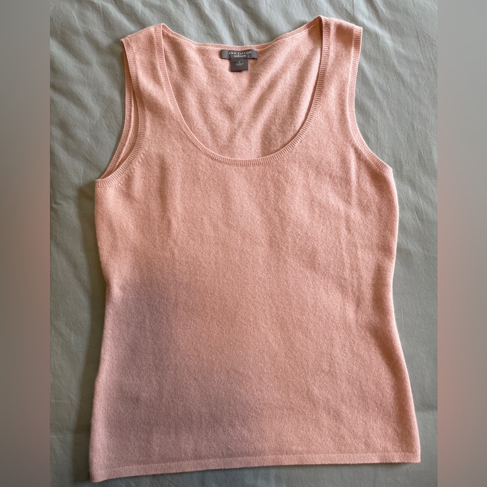 Ann Taylor cashmere tank top